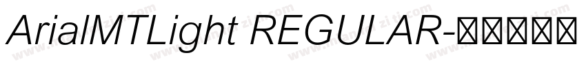 ArialMTLight REGULAR字体转换